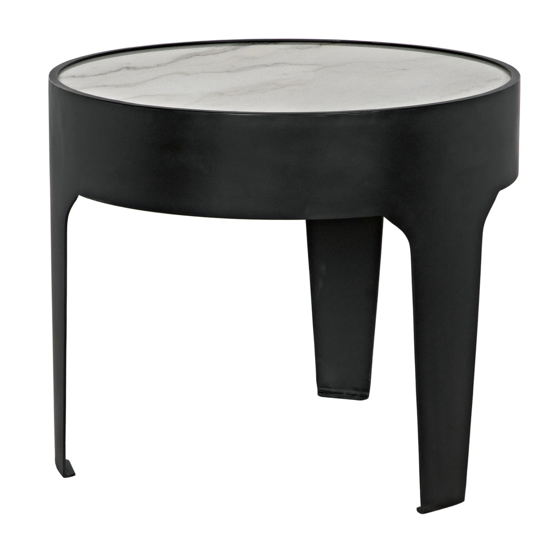 American Home Furniture | Noir - Cylinder Side Table, Large