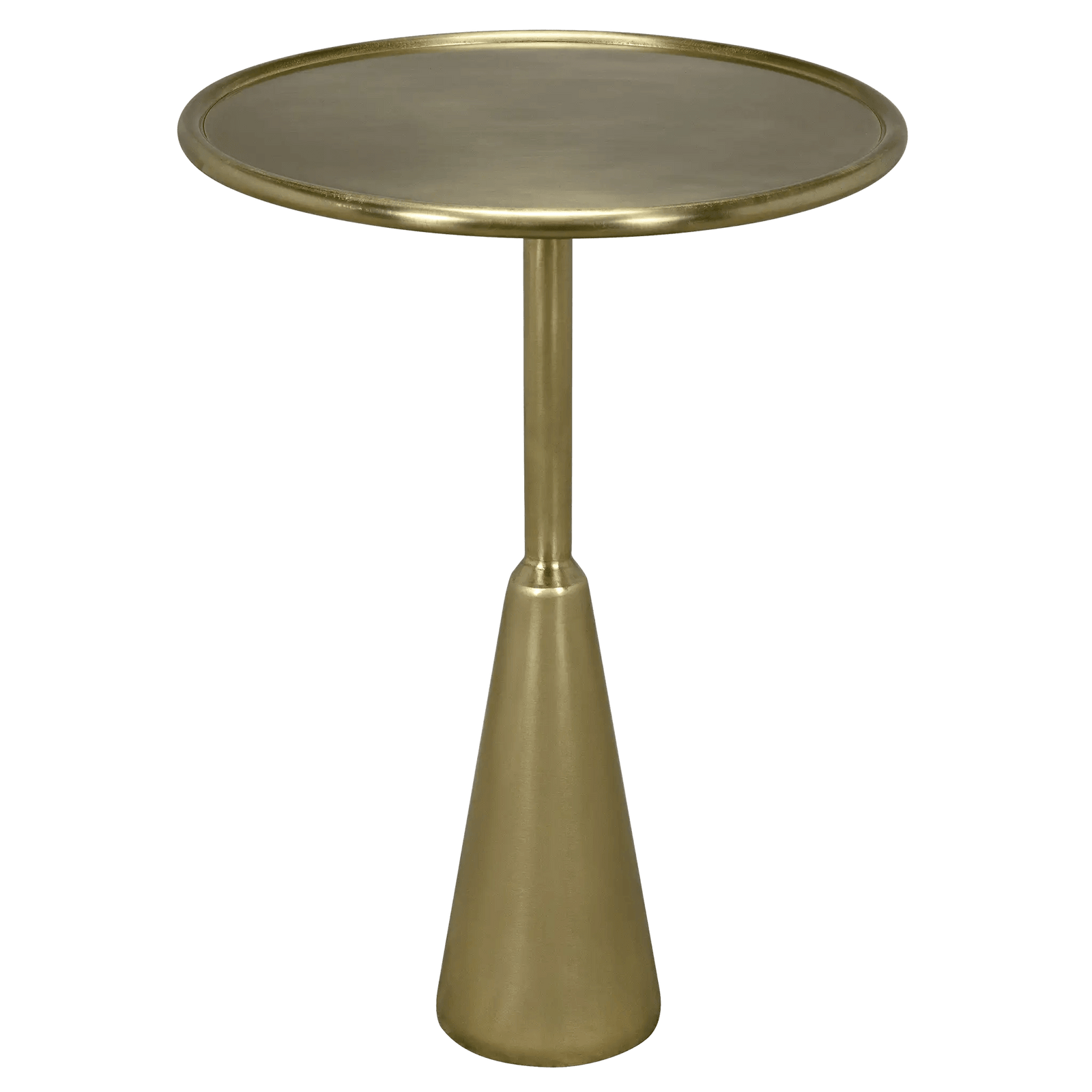 Noir Hiro Side Table, Metal with Brass Finish ACCENT TABLES