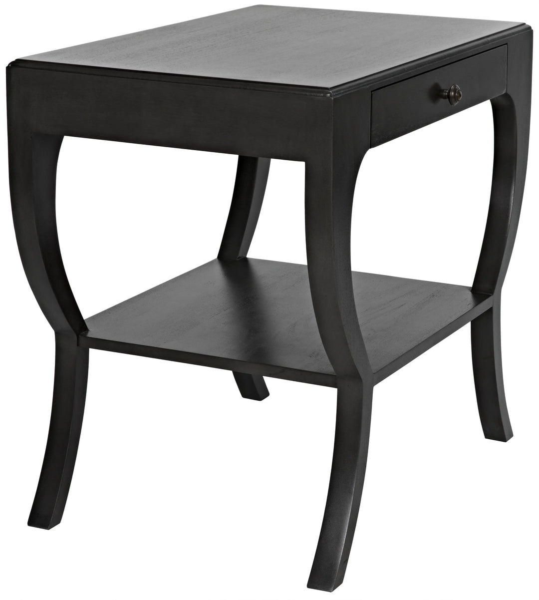 American Home Furniture | Noir - Maude Side Table, Pale