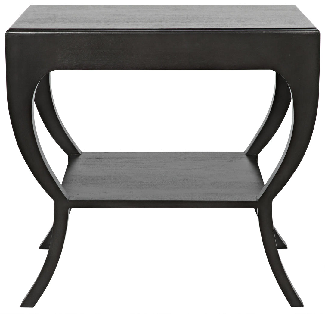 American Home Furniture | Noir - Maude Side Table, Pale