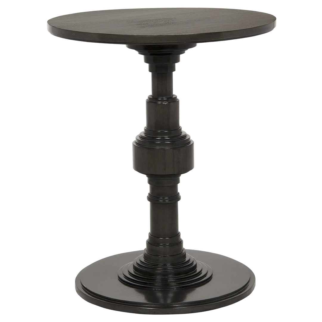 American Home Furniture | Noir - Apollo Side Table, Pale