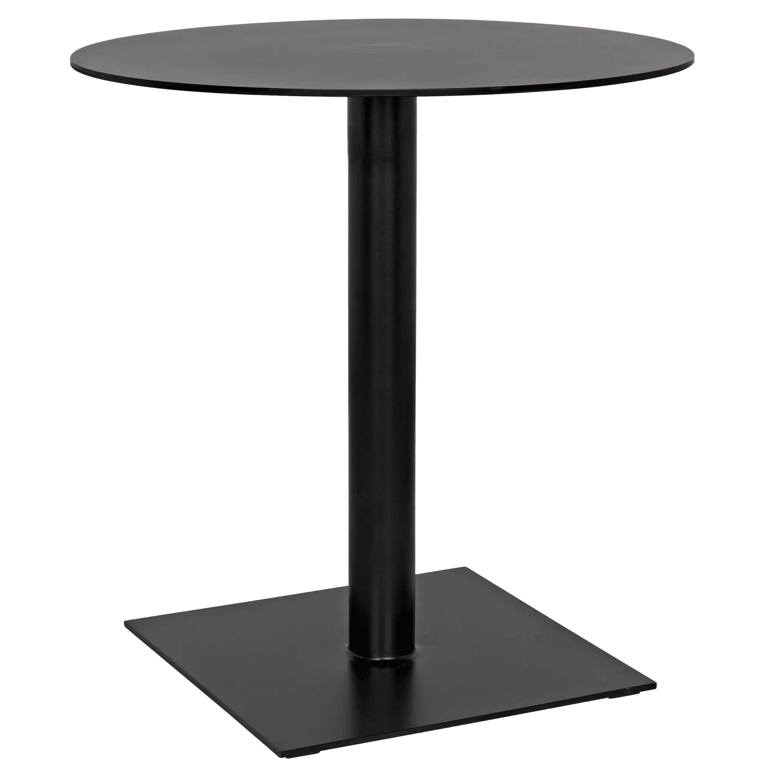 Noir Mies Side Table, Black Steel ACCENT TABLES