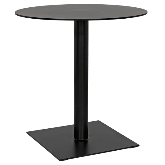 Noir Mies Side Table, Black Steel ACCENT TABLES