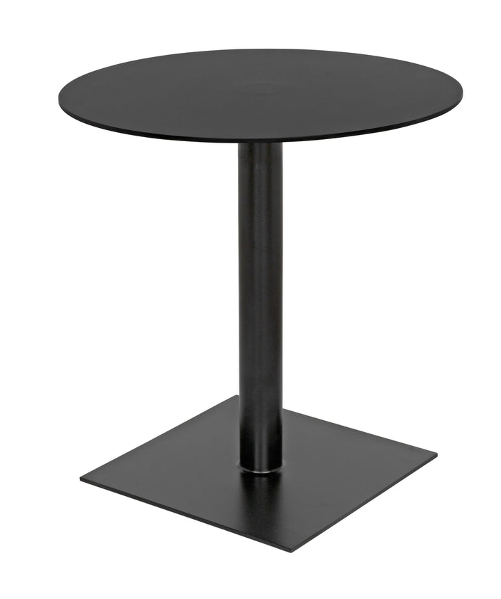 American Home Furniture | Noir - Mies Side Table, Black Steel