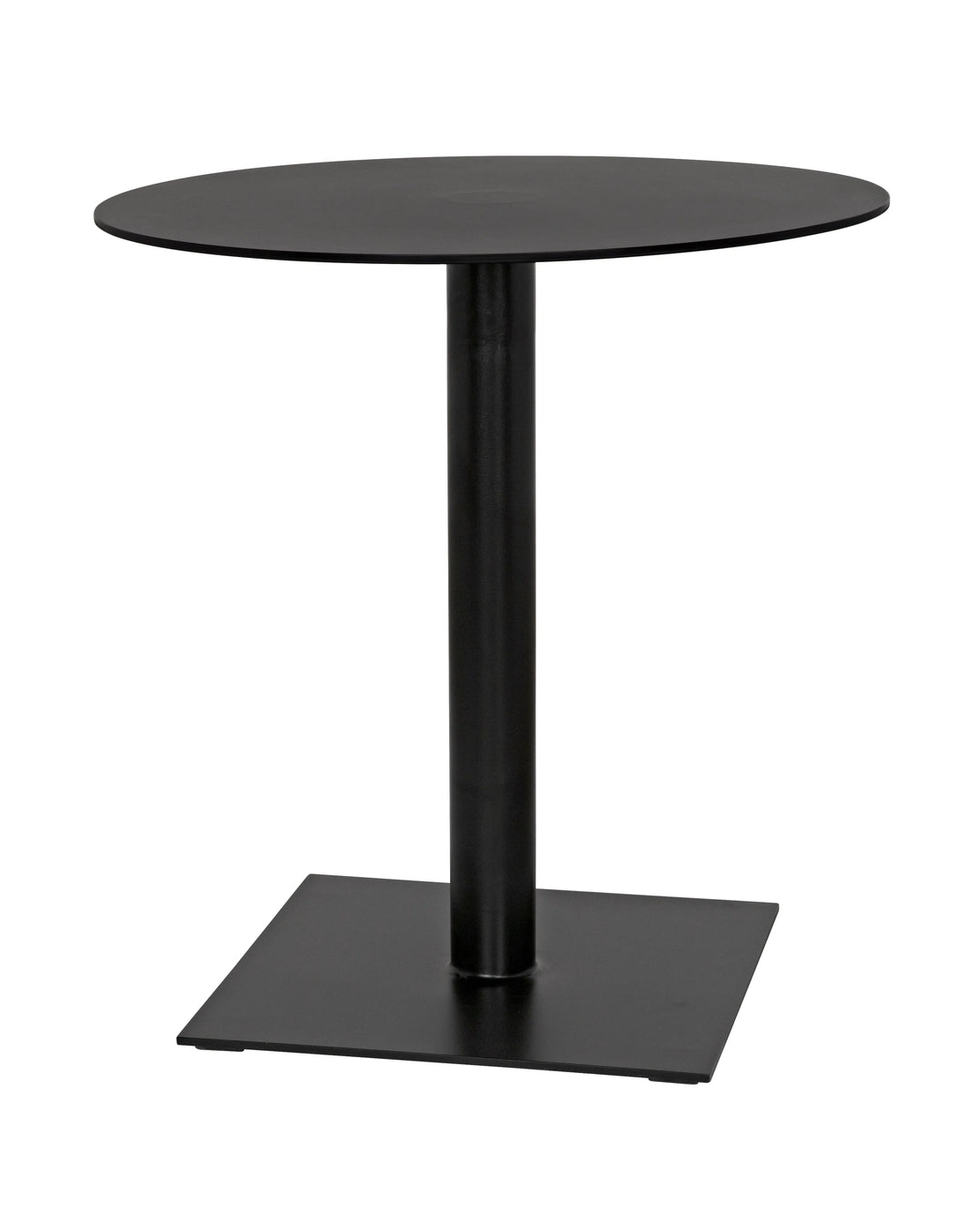 American Home Furniture | Noir - Mies Side Table, Black Steel