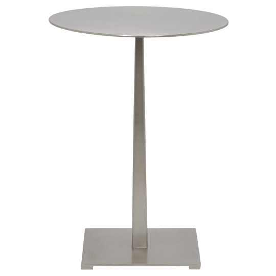 Noir Stiletto Side Table, Metal with Antique Silver ACCENT TABLES