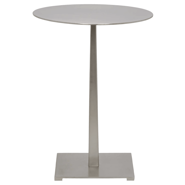 Noir Stiletto Side Table, Metal with Antique Silver ACCENT TABLES
