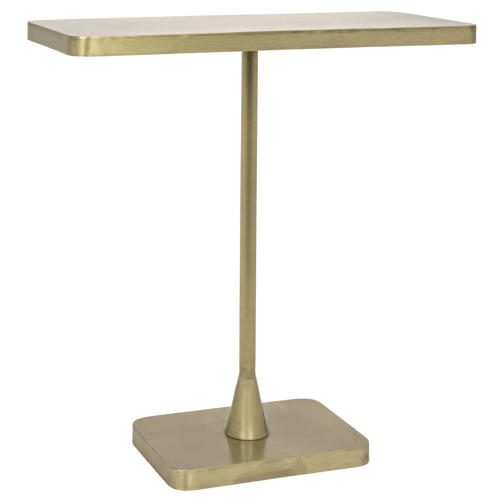 Noir Hild Side Table, Metal with Brass Finish ACCENT TABLES