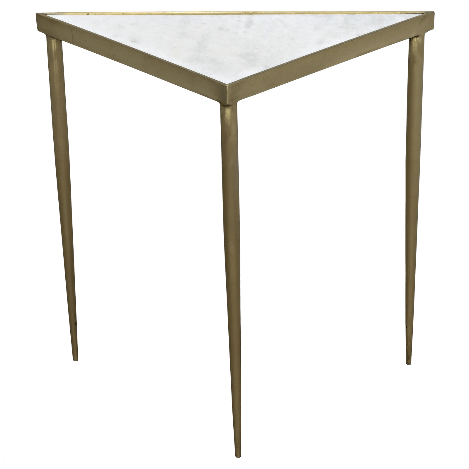 Noir Comet Triangle Side Table ACCENT TABLES