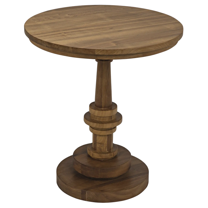 American Home Furniture | Noir - Comodo Side Table, Gold Teak