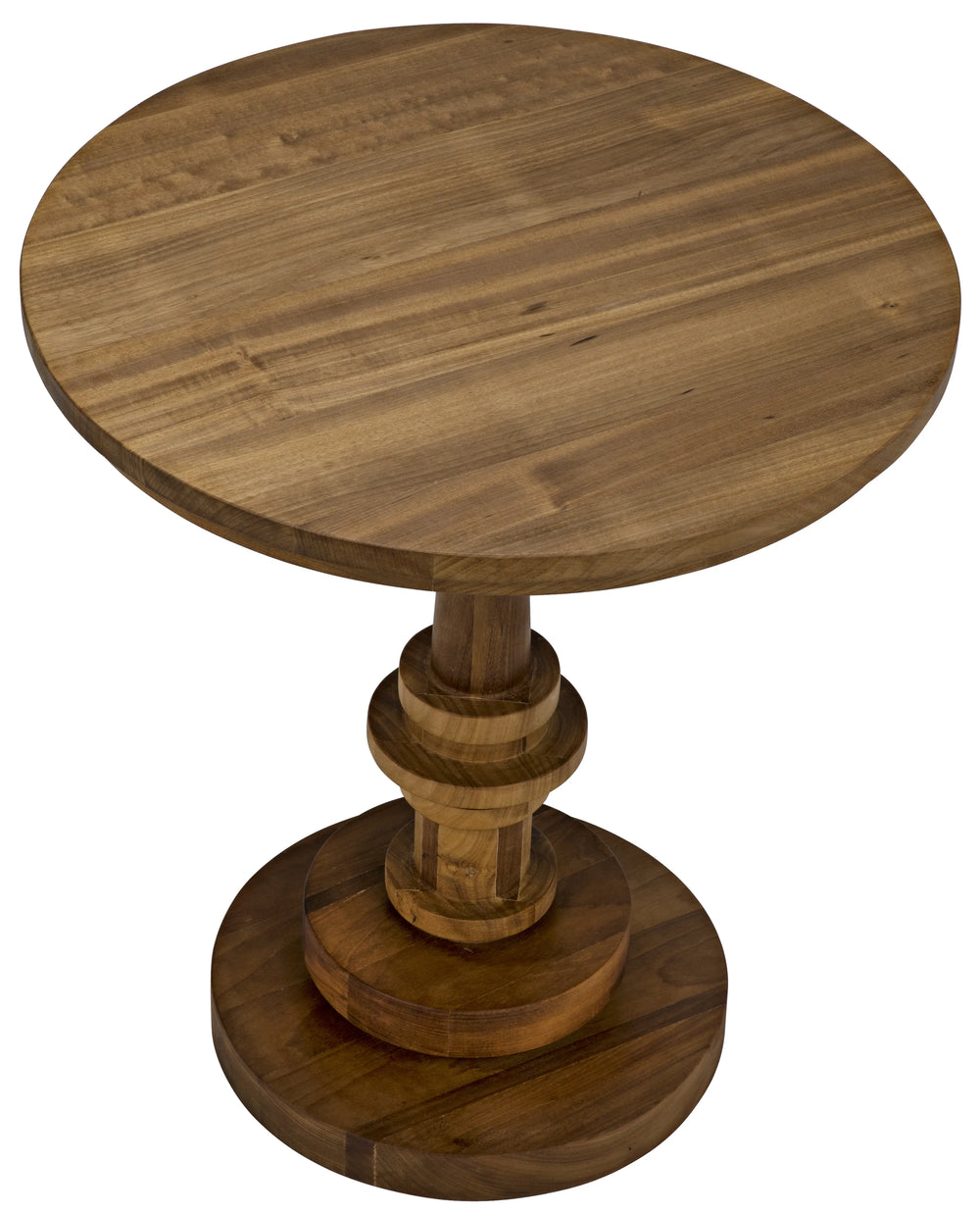 American Home Furniture | Noir - Comodo Side Table, Gold Teak