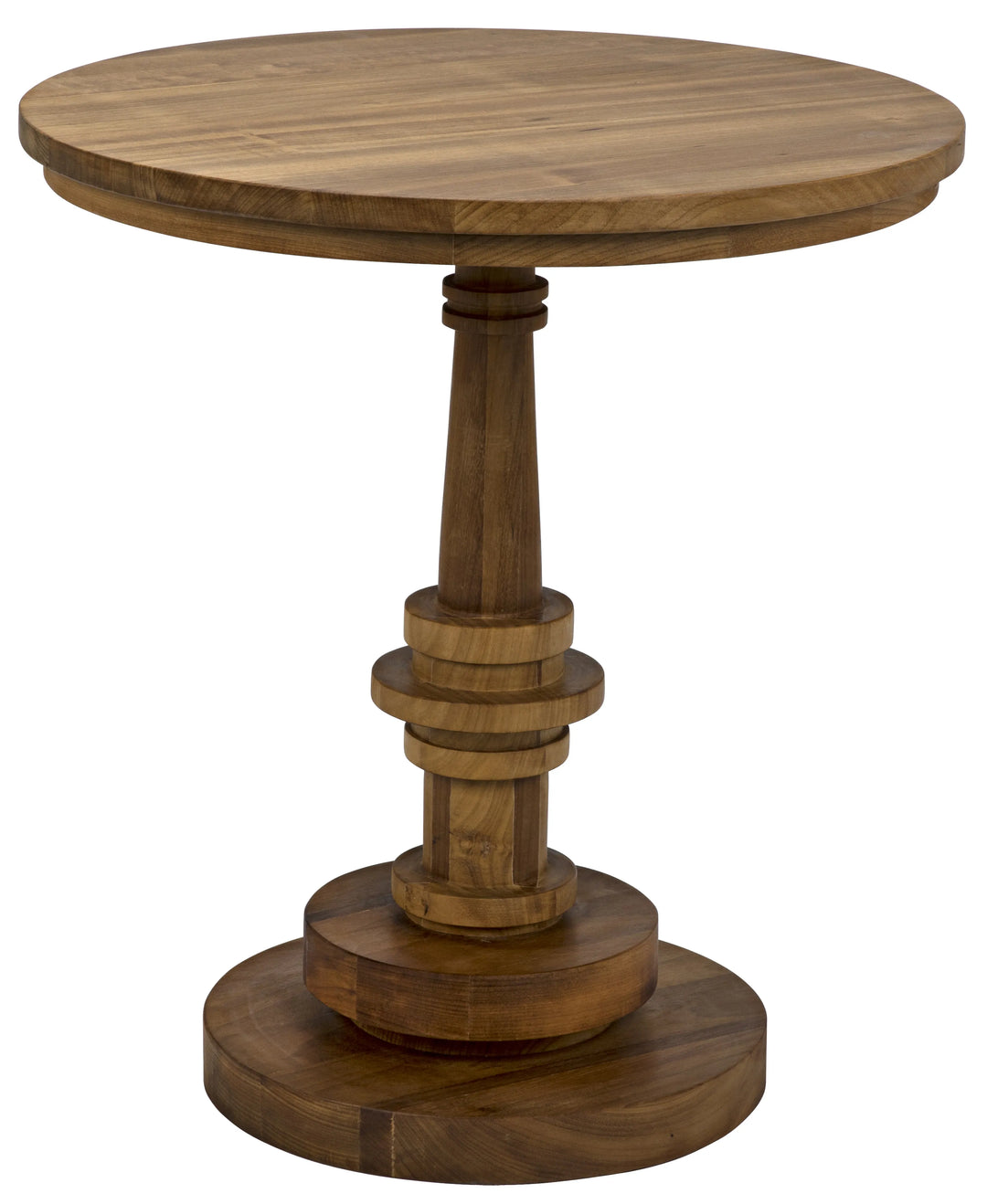 American Home Furniture | Noir - Comodo Side Table, Gold Teak