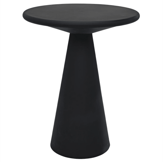 Noir Idiom Side Table, Black Steel ACCENT TABLES