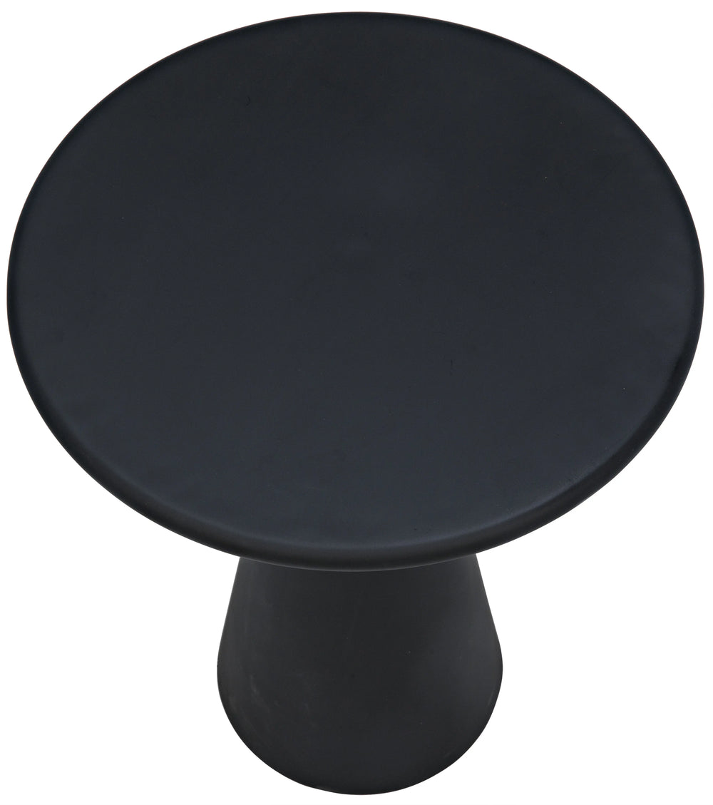 American Home Furniture | Noir - Idiom Side Table, Black Steel