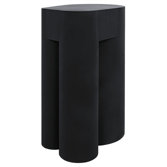 Noir Blair Side Table, Black Steel ACCENT TABLES