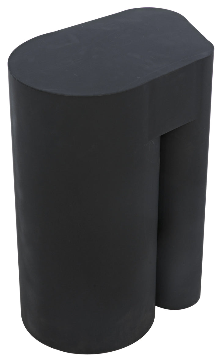 American Home Furniture | Noir - Blair Side Table, Black Steel