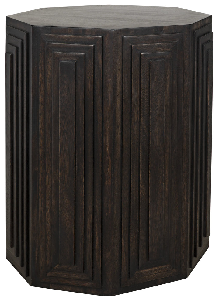 American Home Furniture | Noir - Moore Side Table, Ebony