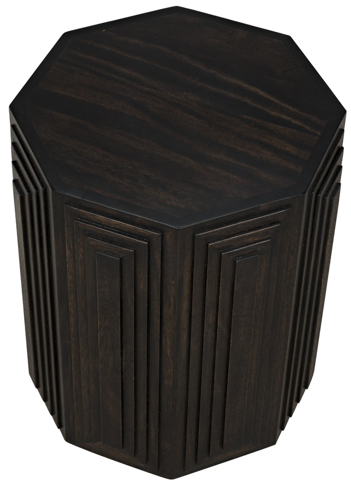 American Home Furniture | Noir - Moore Side Table, Ebony