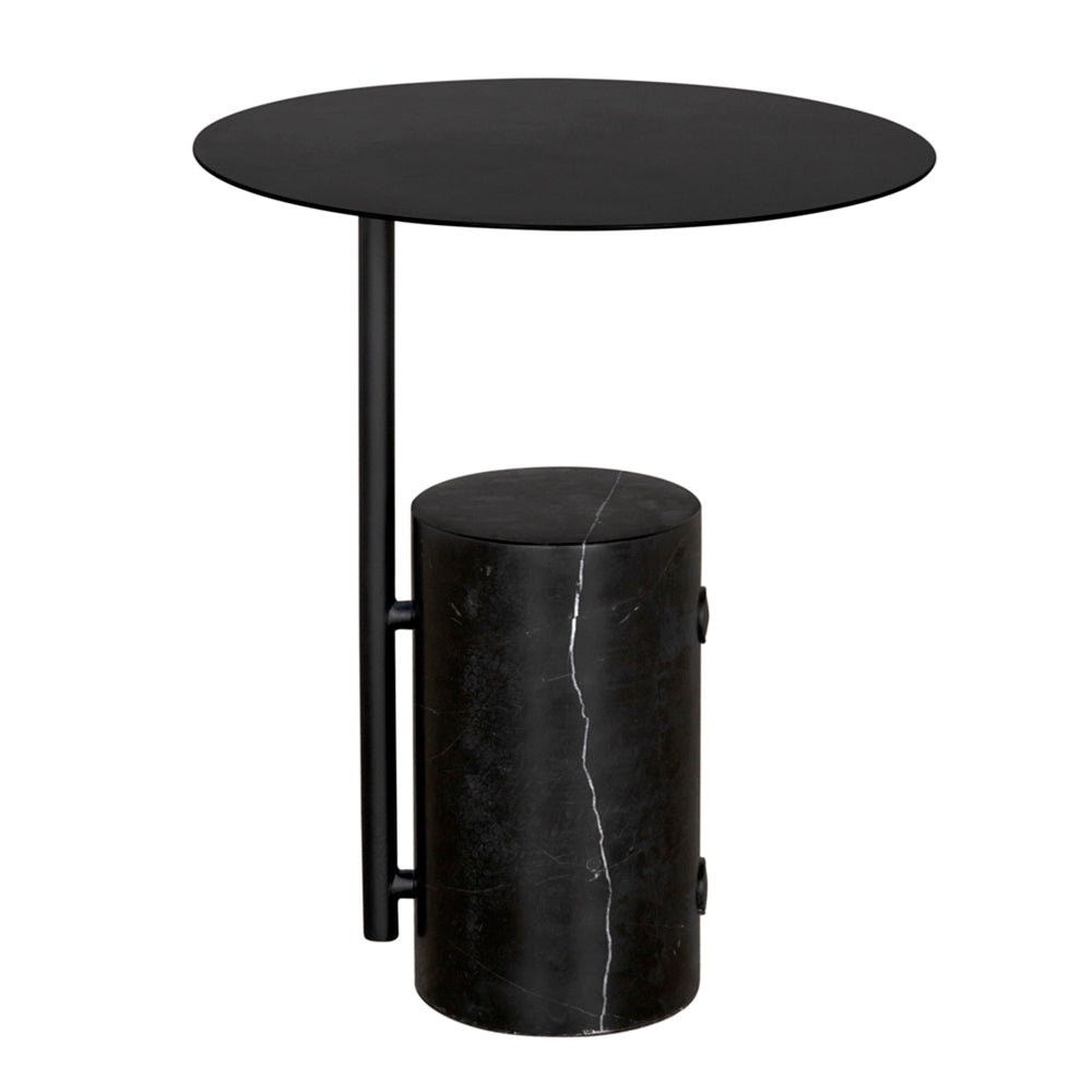 Noir - Juma Side Table - GTAB9011MTB