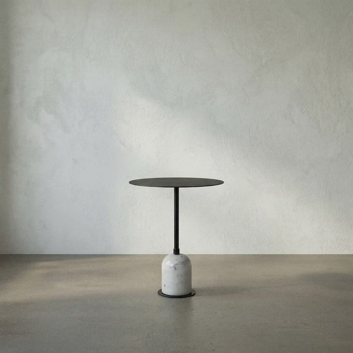 Noir - Letitia Side Table - GTAB9014MTB