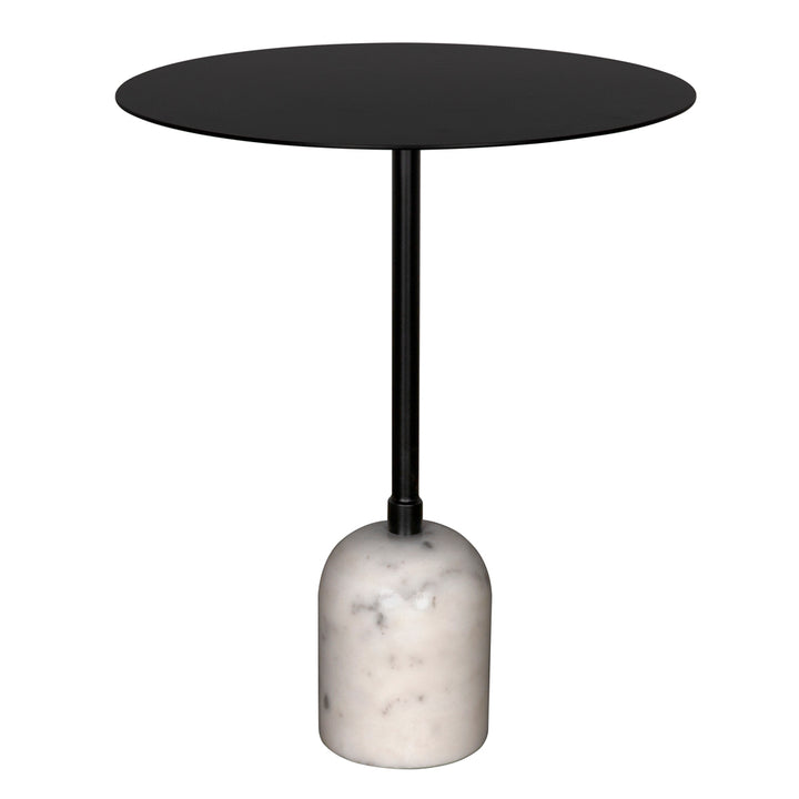 Noir - Letitia Side Table - GTAB9014MTB