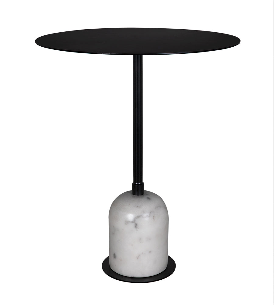 Noir - Letitia Side Table - GTAB9014MTB