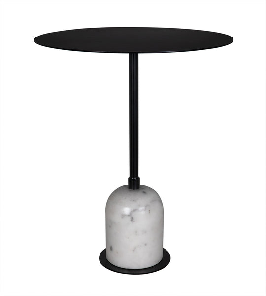 Noir - Letitia Side Table - GTAB9014MTB
