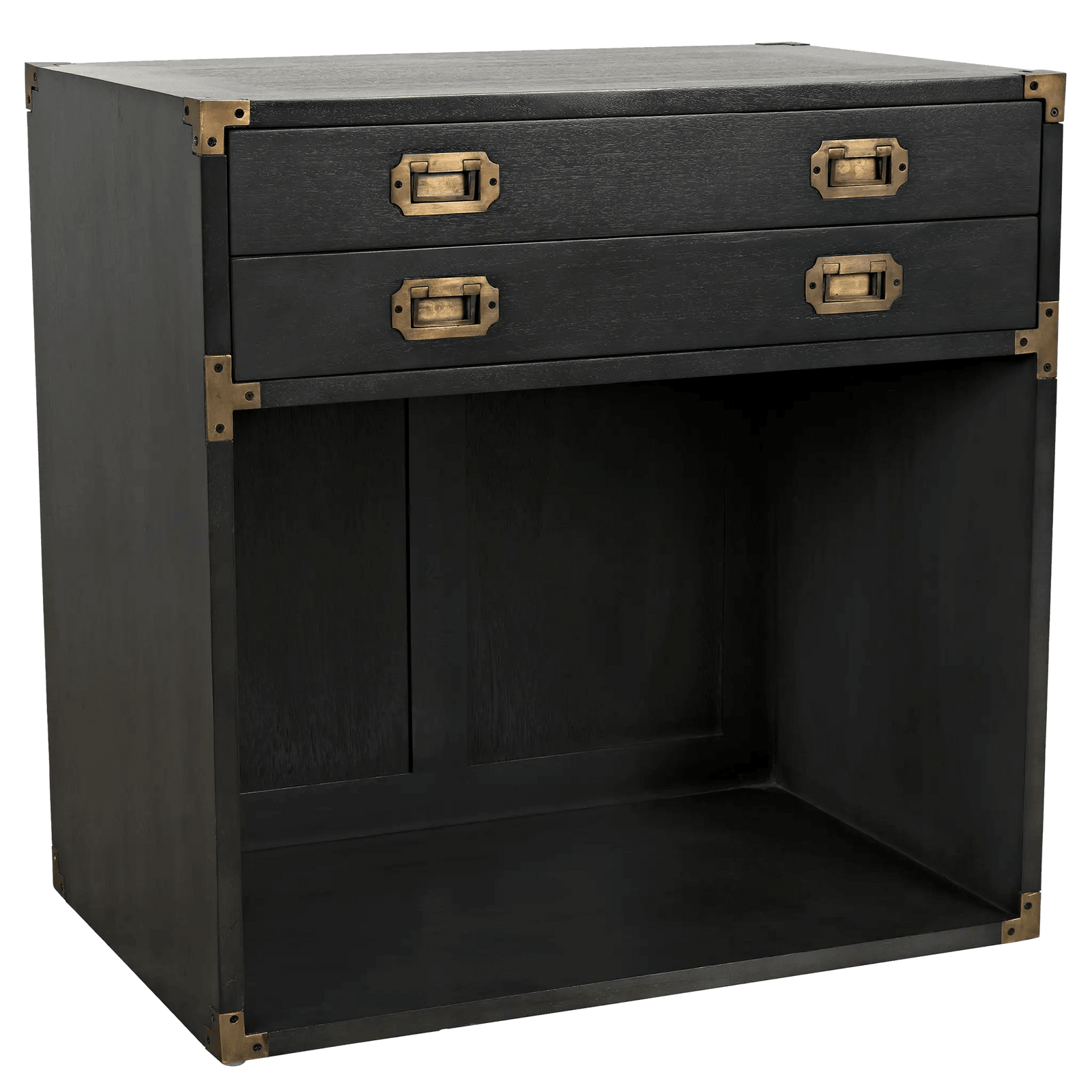 Noir Campaign Chest, Pale ACCENT TABLES