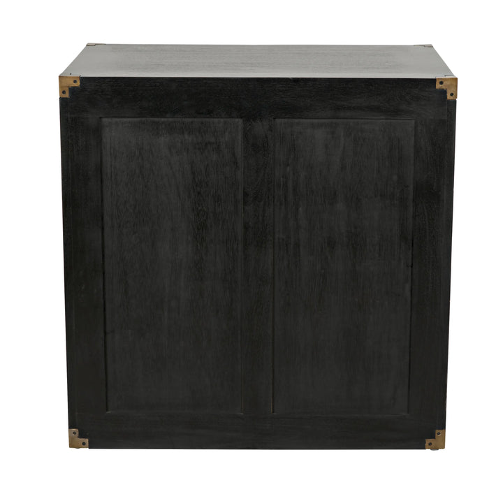 American Home Furniture | Noir - Campaign Chest, Pale