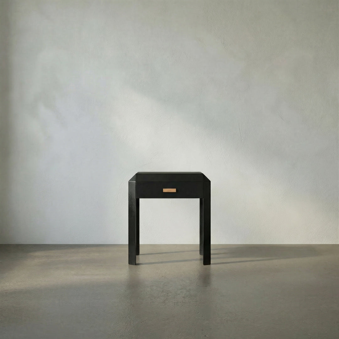 Noir - Obtuse Side Table - GTAB9021HB