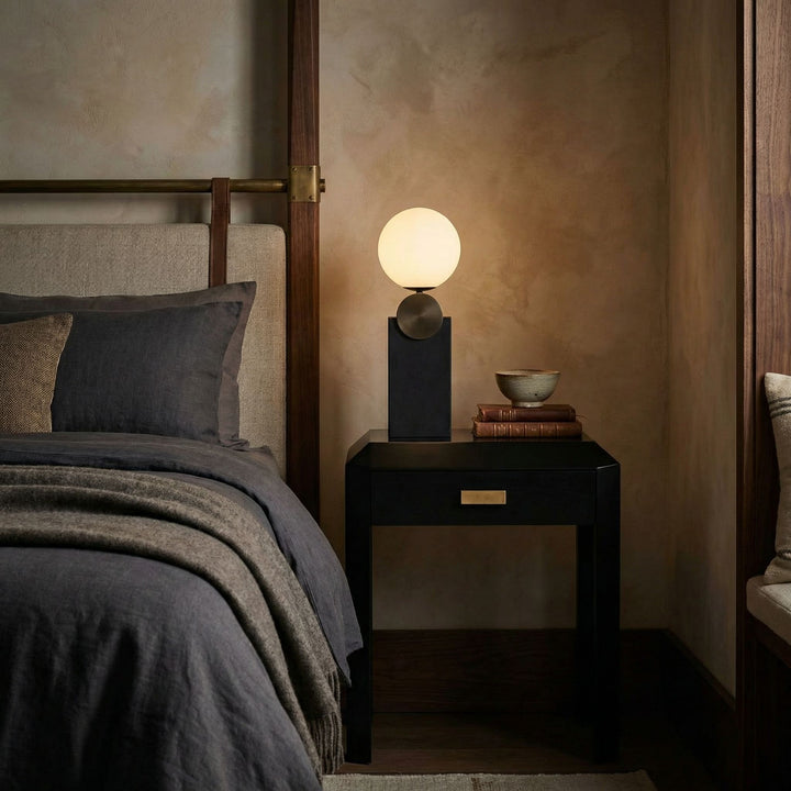 Noir - Obtuse Side Table - GTAB9021HB