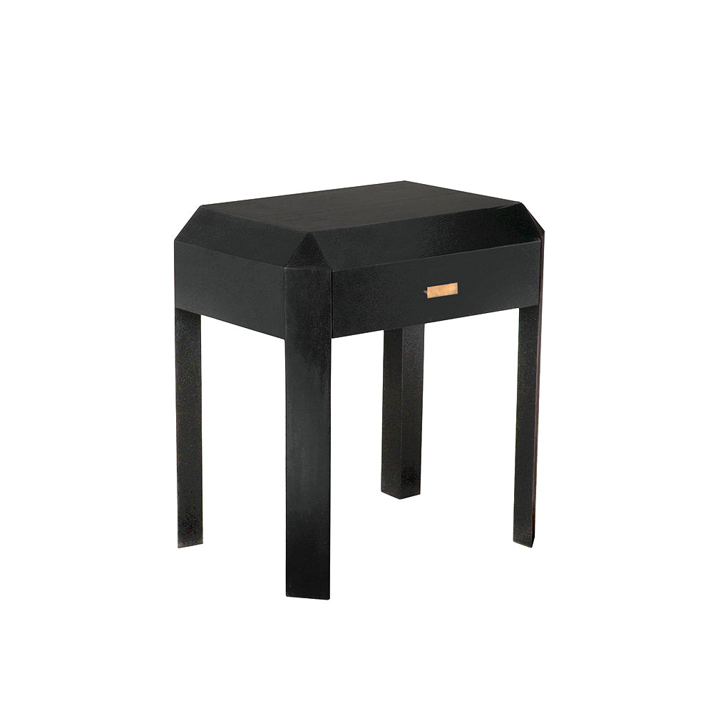 Noir - Obtuse Side Table - GTAB9021HB