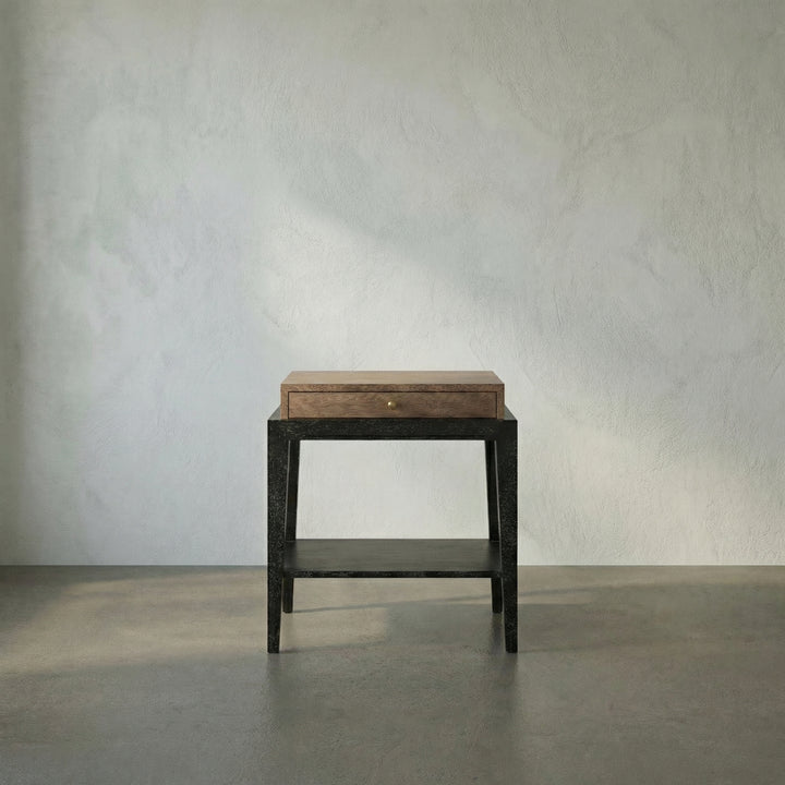 Noir - Memphis Side Table - GTAB9022DW