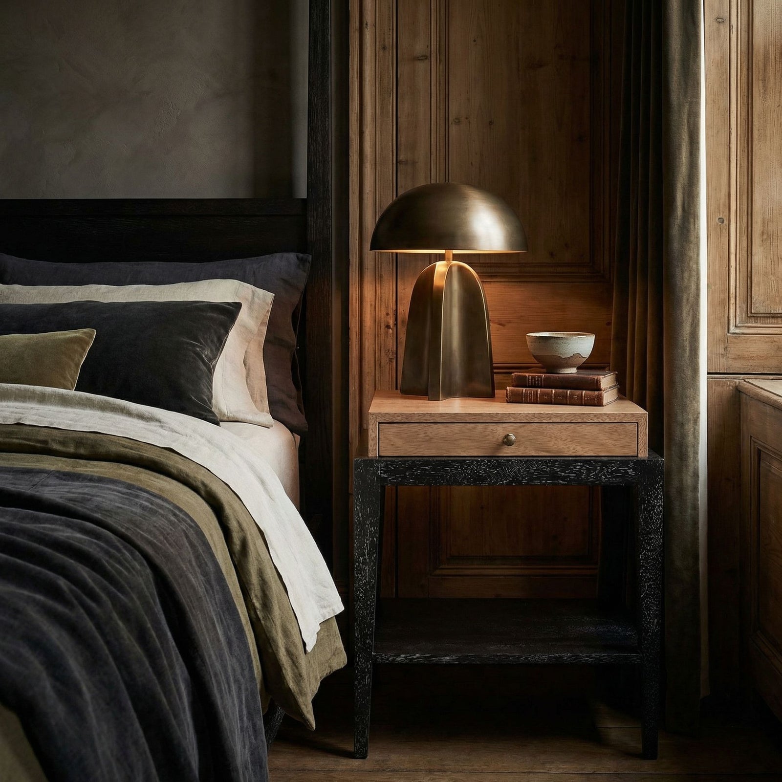 Noir - Memphis Side Table - GTAB9022DW