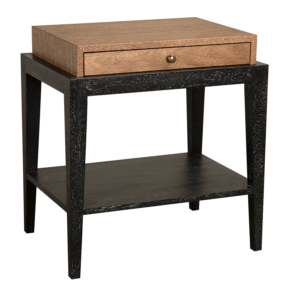 Noir - Memphis Side Table - GTAB9022DW