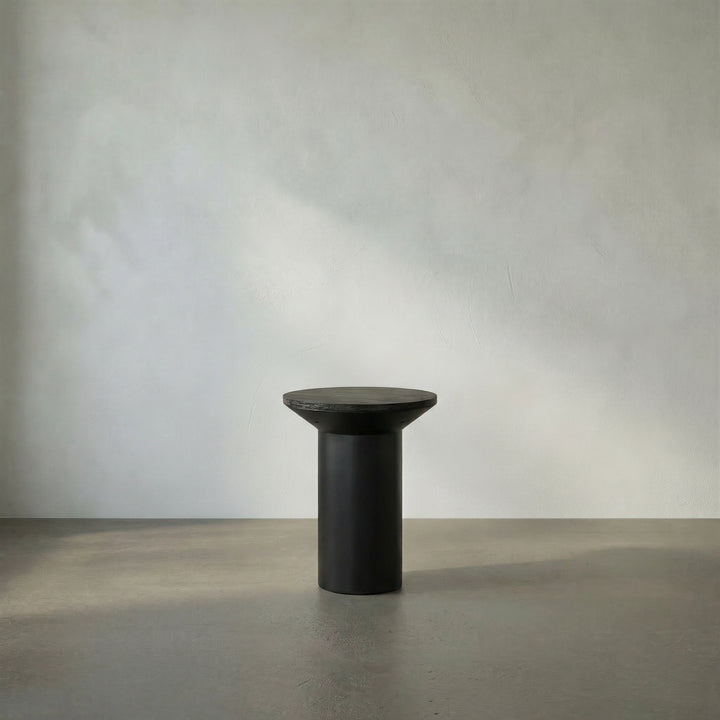 Noir - Sydney Side Table - GTAB9025BKW