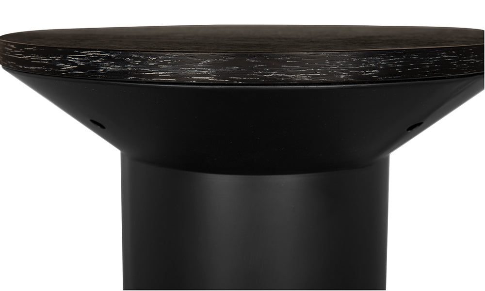 Noir - Sydney Side Table - GTAB9025BKW
