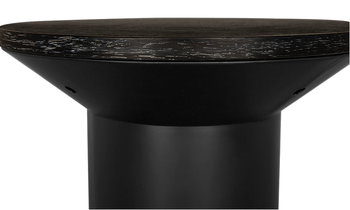 Noir - Sydney Side Table - GTAB9025BKW
