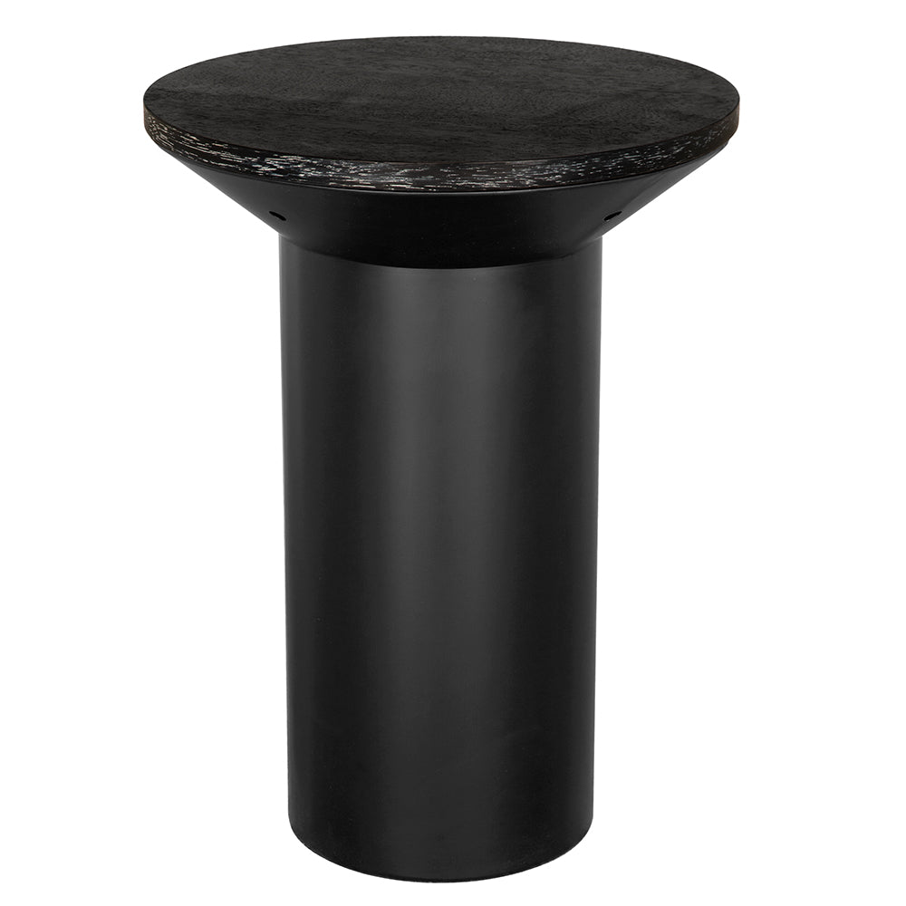 Noir - Sydney Side Table - GTAB9025BKW