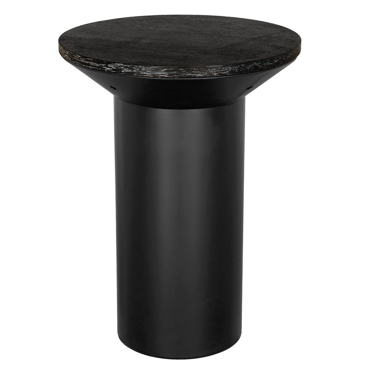 Noir - Sydney Side Table - GTAB9025BKW