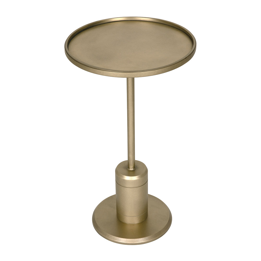 Kurtz Side Table, Brass Finish
