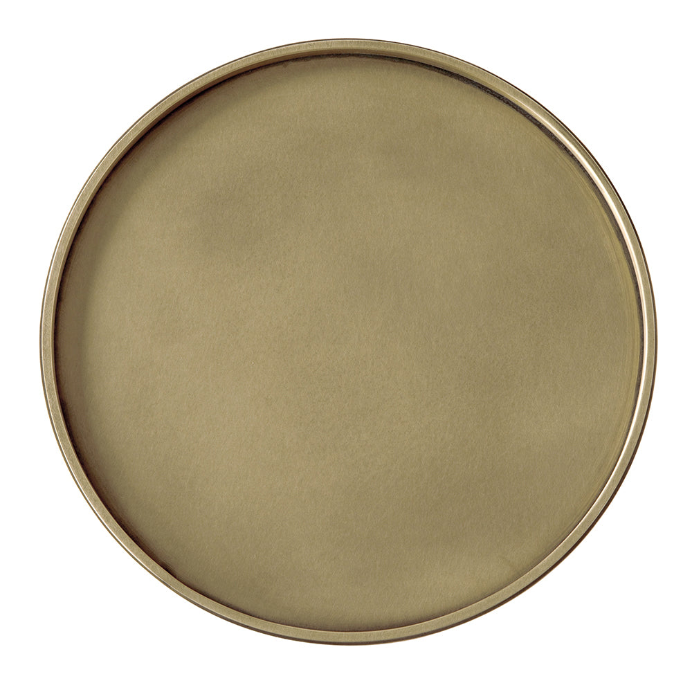 Kurtz Side Table, Brass Finish