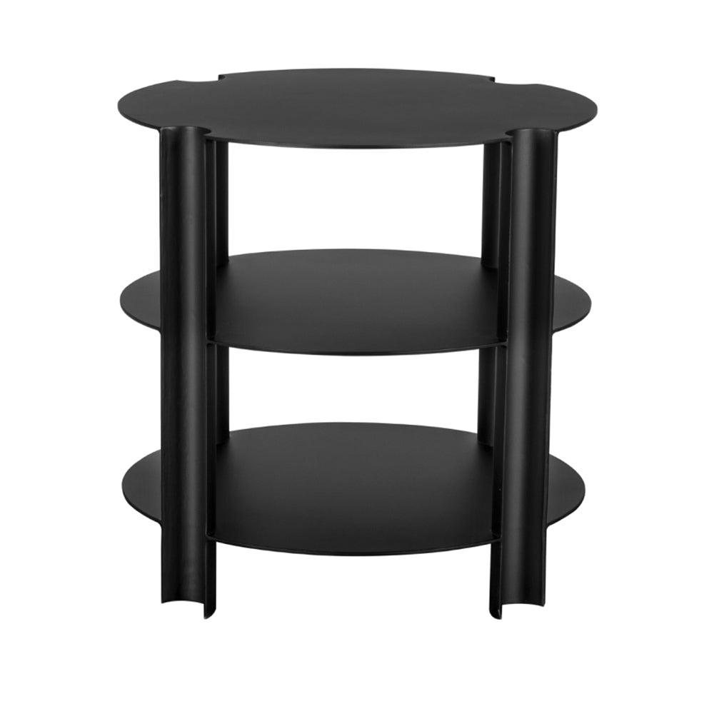 Noir - Luca Side Table - GTAB9032MTB