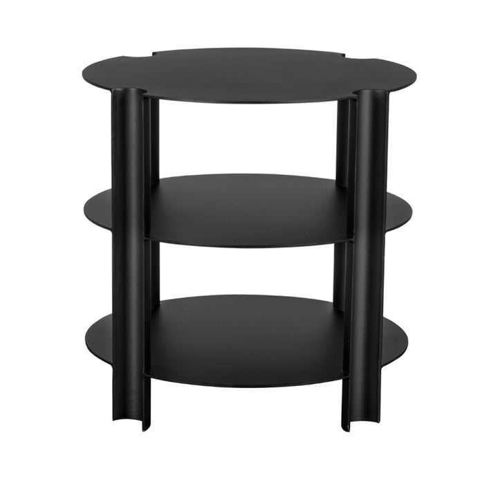 Noir - Luca Side Table - GTAB9032MTB