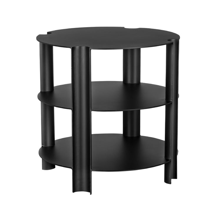 Noir - Luca Side Table - GTAB9032MTB