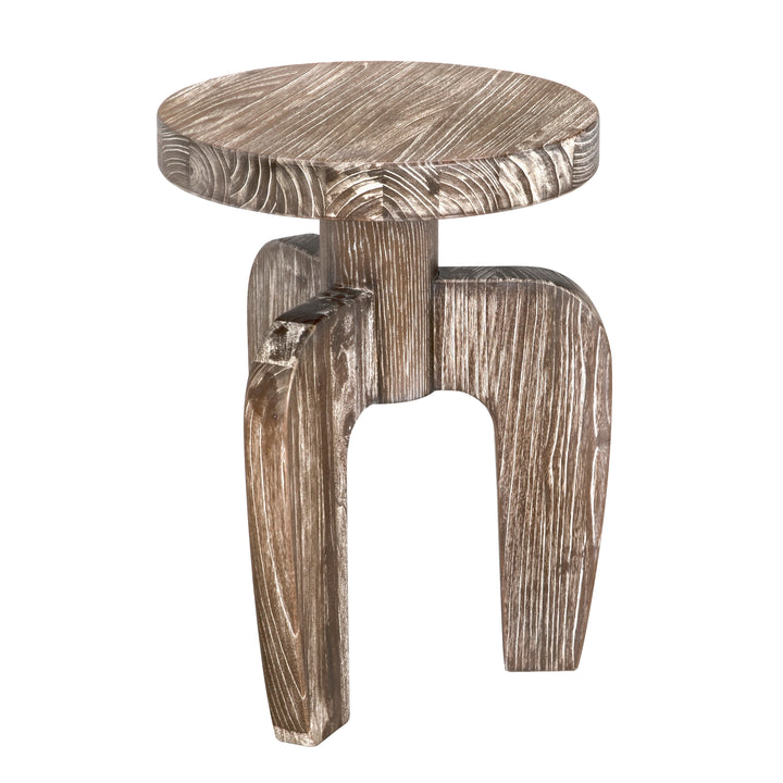 American Home Furniture | Noir - New Shizue Small Side Table, Distressed Mindi