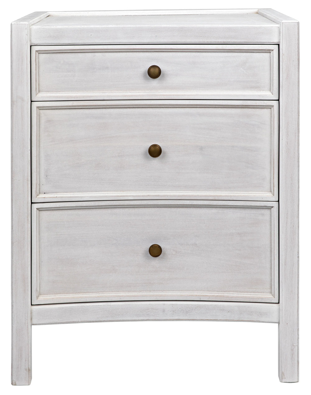 American Home Furniture | Noir - Hampton Night Stand 24", White Wash