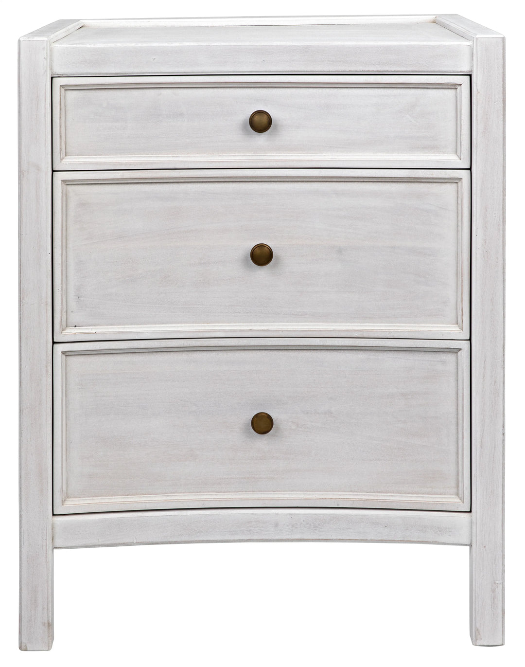 American Home Furniture | Noir - Hampton Night Stand 24", White Wash