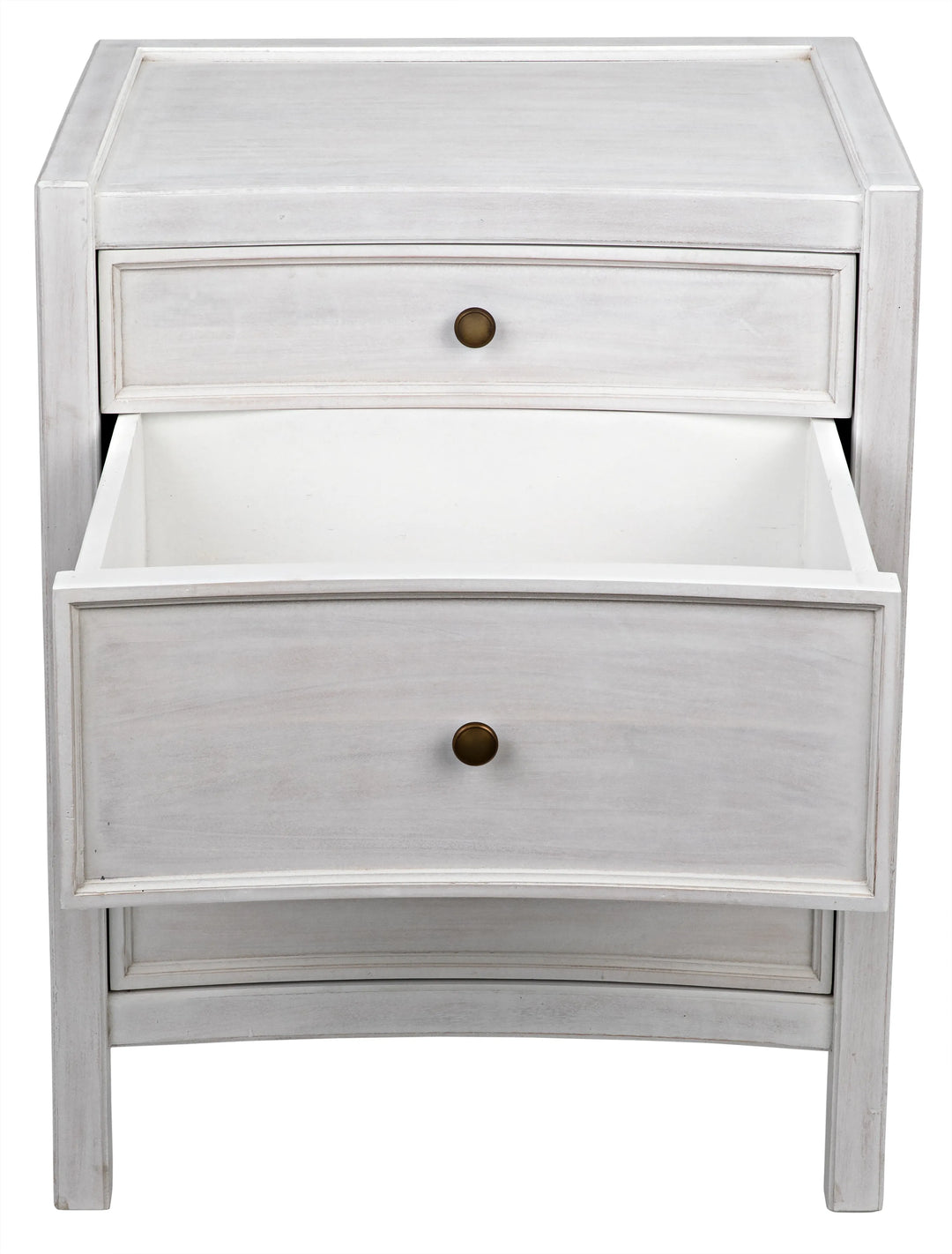 American Home Furniture | Noir - Hampton Night Stand 24", White Wash