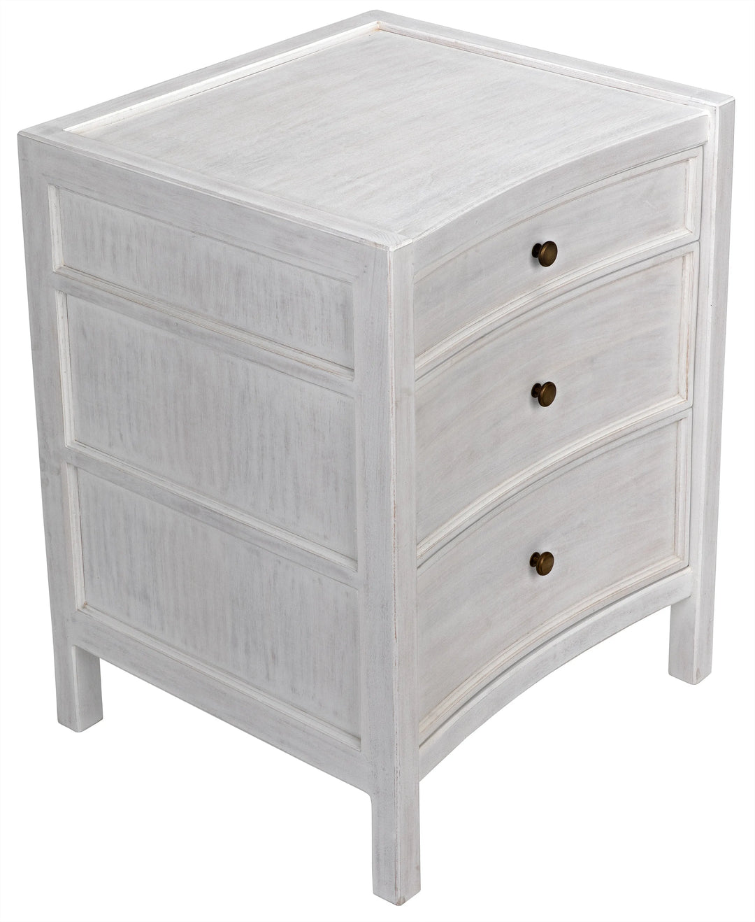 American Home Furniture | Noir - Hampton Night Stand 24", White Wash